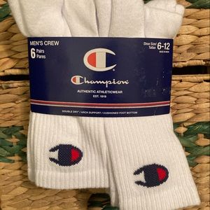 Champion Crew Socks (6 pack)